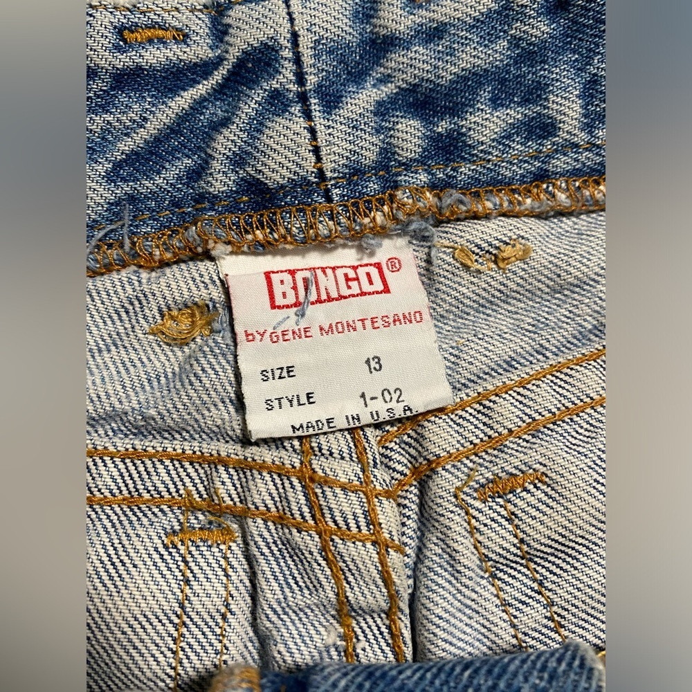 Bongo by Gene Montesano Vtg 90s High Waist Mom Jeans - Picture 4 of 8